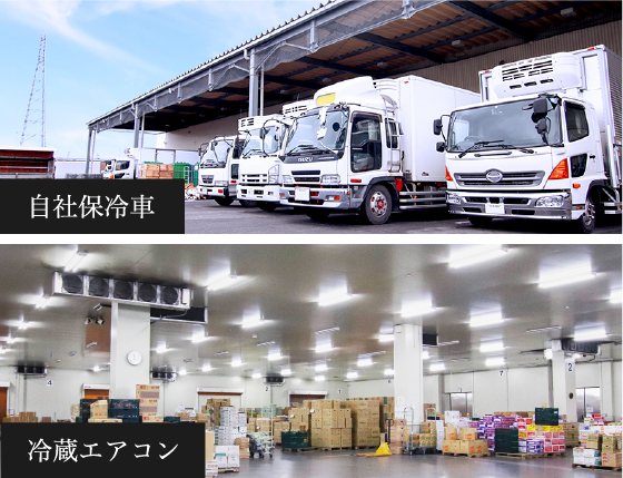 コールドチェーン(低温物流体系)体制